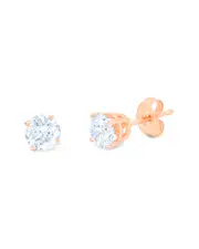 Diana M. Fine Jewelry 14K Rose Gold 1.50 ct. tw. Diamond Studs