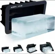 Alaskey® Extra Large Ice Block Mold - Shape 2.5 lbs Ice Bricks - Professional