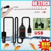 USB Mini Aquarium Fish Tank Heater Thermostat Submersible Heater Heating Rod AU