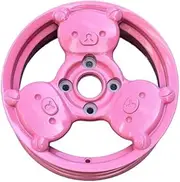 Pink Bear Wheels 15 Inch 15x6.0 4x100 4x114.3 Alloy Car Rims Compatible for Suzuki Swift MINI Cooper Hyundai Accent Toyota Yaris Vitz