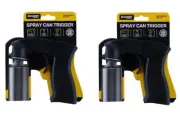 2x Aerosol Can Trigger Gun Spray Handy Hardware Easy Control Craft Furniture