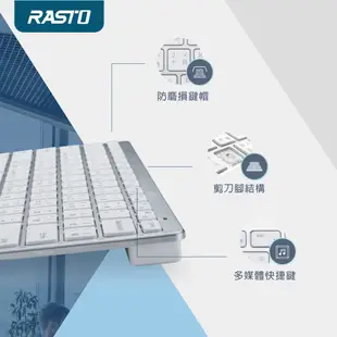 RASTO RZ4 高階款 USB 2.4G無線鍵鼠組 鍵盤+滑鼠 薄膜小體積鍵盤 無線滑鼠 無線鍵盤