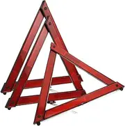 3pcs Car Emergency Triangle Reflective Safety Sign Frame Roadside Warning Tool