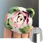 Extra Large Russian Piping Tips,Flower Piping Tips for Cake Decorating for Desserts,Cupcakes, Cookies Professional Baking Tools
