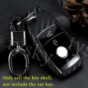 Carbon Fiber Car Smart Key Fob Case For Mercedes-Benz E S Class W213 W222 C217