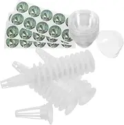 Yardenfun Hydroponic Garden Accessory Set Grow Domes Baskets Trays for Bean Sprout Sprouting Plant Germination