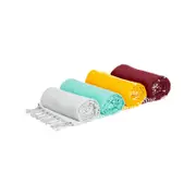 Nicola Spring 4pc Deluxe Turkish Cotton Towels Set - 4 Colours