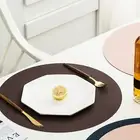 Reusable Placemat Cup Coaster Modern Dining Table Set with Non-slip Coasters