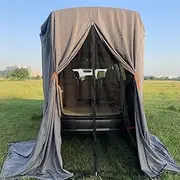 SUV Tent Van Camping Nomadic Camper Sleeping Take Shower or Change Clothes in Vehicle water-repellent and Lightweight Portable Bag set up size: L.W.H: 148x148x230 Centimeters