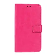 MCC Folio Case For iPhone XR Leather Case Cover Skin Apple iPhoneXR [Magenta]