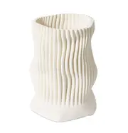 E Style Wada Vessel Porcelain Flower Vase Centerpiece Home Decor 30cm Ivory