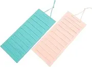 BUGUUYO Jewelry Holder 2Pcs jewelry Hair Clip Organizer Hairpin Storage Rack Glasses headband sunglasses case hair clip Storage Box decorate display board Hanging Jewelry Organizer Tiara