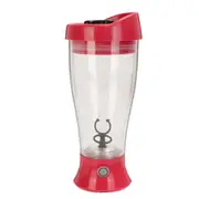 Automatic Mixing Bottle Cup Shaker Protein Blender Milk Coffee Egg Drink Tool RED COLOR