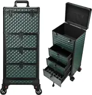 Salon Cart with 3 Drawers, Professional Trolley Cart for Beauty Salon, Rolling T