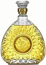 Liquor Bottle Decanter, Lead-Free Crystal Whiskey Decanter with Airtight Glass Stoppern, Whiskey Vodka Bourbon Alcohol Decanter for Home, Bar, Gift, Party Decor(750ml)