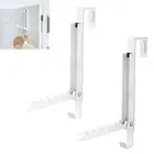 2Pcs Over the Door Hooks Hanger, Foldable over Door Drying Laundry Rack Hooks AU