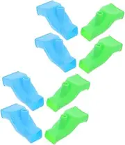 CHICAMPERA 8pcs Splash Extenders Set for Easy Install Water Spout Handle Extender Stylish Bathroom Kitchen Sink Accessory Enhance Accessibility