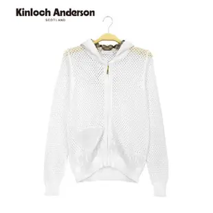 【Kinloch Anderson】簍空小熊連帽罩衫長袖外套 金安德森女裝(KA0979033 黑/白)