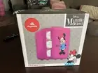 WOW Disney Minnie Mouse 6 Can Thermoelectric Mini Fridge Refrigerator Cooler NIB