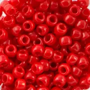 8/0 TOHO ROUND Opaque Cherry Seed Bead (8g)