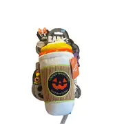 BARK Howl Raisers Pumpkin Spooks Latte Squeaky & Crinkles Dog Toy NEW