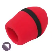 BravoPro WS83 Foam Windsock suits Wireless Microphones - Red