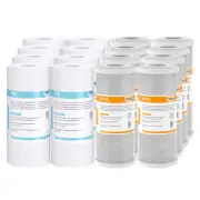 1-8 Pack 5 Micron 10"x4.5" Sediment CTO Carbon Block Water Filter Whole House