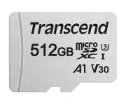 512GB Transcend 300S microSDXC UHSI U3 V30 A1 CL10 Memory Card SD Adapter 95MB/s