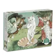 Birth of Venus Meowsterpiece of Western Art 1000 Piece Jigsaw Puzzle Galison New