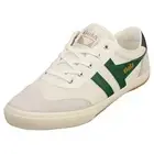 Gola Badminton Mesh Mens Casual Sneakers in Off White Green - 12 US