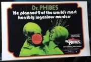DR PHIBES ART PRINT CLASSIC DRIVE IN HORROR VINCENT PRICE