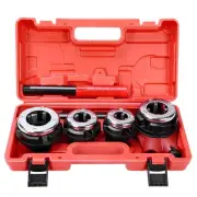 Pipe Threader kit, Manual Plumber Pipe Threading Set, Ratcheting Pipe Threadi...