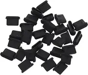 LABRIMP 30Pcs Type C Plug Dust Cover Protector for USB Port Durable Portable Easy Install Compatible with Devices for Charging Port Protection