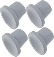 Healeved 4pcs Replacement Feet for Bath Seat Shower Chair Rubber Feet Pad for Transfer Shower Bench Shower Seat Commode Chair Non Slip Suction Cup Feet Caps