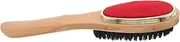 Homoyoyo Dual-use Suit Shoe Brush Hotel Clothes Brush Wooden Handle Boot Cleaning Tool Soft Bristles