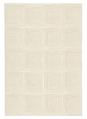 Adrar Textured Abstract Neutral Washable Rug