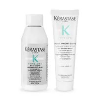 在飛比找PChome24h購物優惠-KERASTASE 卡詩 極淨平衡頭皮調理組(髮浴50ml+