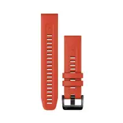Garmin Fenix 7 22mm QuickFit Silicone Watch Band Flame Red