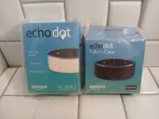Amazon Echo Dot 2nd Generation + Fabric Case - NEW SEALED