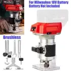 Cordless Brushless Electric Hand Trimmer Router Laminate For Milwaukee 18V Tool