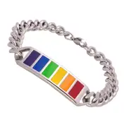 Rainbow Bracelet Titanium Steel Man Bracelets Trendy