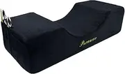 Puransen Lash Pillow for Lash Extension, Comfortable Velvet Memory Foam Eyelash Pillow, Protect The Neck When Used for Lash Extension Grafting Make Up （Black）