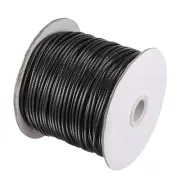 Beading Thread Bracelet Weave Craft Cord 2.5mm 78M/Roll, Black