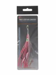 Savage Gear Hybrid Slow Jig Heavy-Duty Assist Rig 4/0 110mm Pink White