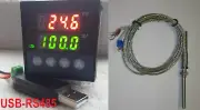 Lab Thermocouple Temperature Chart Recorder Data Logger Computer PC with Alarm