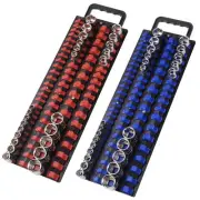 160-Piece Portable Socket Organizer Steel Tray with Handle - Heavy Duty Socke...