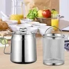 Deep Frying Pot Cooking Pot Universal Milk Warmer Oil Storage Pot Grease