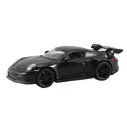 Catzon 1:32 911 GT3 Alloy Car Model with Pull-Back Functionality and Sound Light Effects-Black