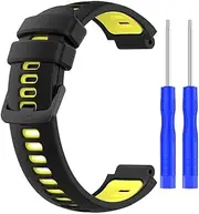 [MEIDAI] Silicone Watch Band For Garmin Forerunner 220 230 235 735XT 735 620 630 S20 S5 S6 Replacement Strap Bracelet Watch Wristband
