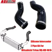 Silicone Intercooler 2 Pipe Kit For Mitsubishi Triton 2.4L,MQ-MR 4N15 2015-ON 17